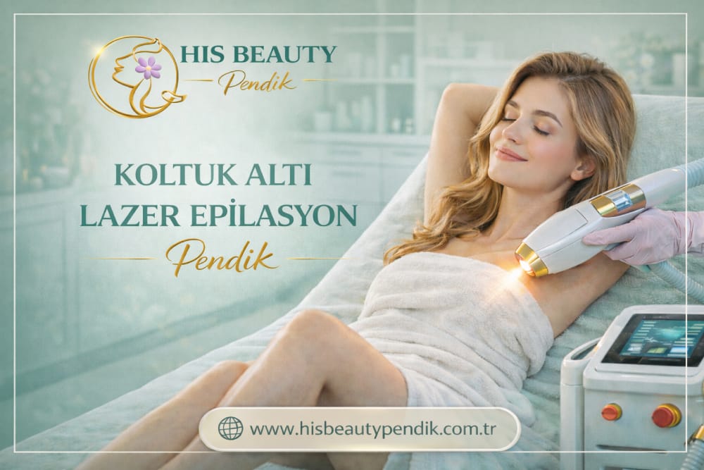 Pendik koltuk altı lazer epilasyonu hizmeti His Beauty Pendik profesyonel lazer epilasyon uygulaması