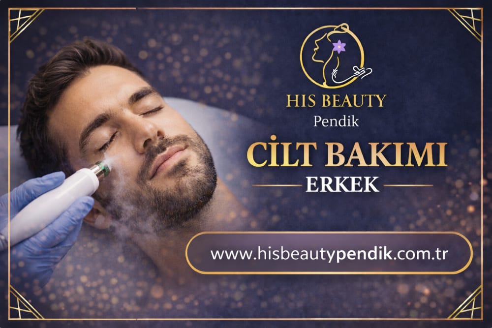 Pendik erkek cilt bakım merkezi His Beauty Pendik profesyonel erkek cilt bakımı uygulaması