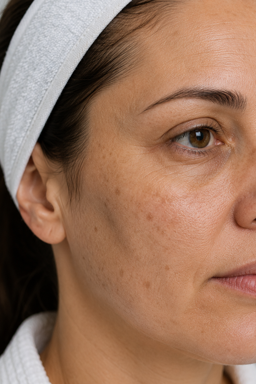 Hydrafacial öncesi cilt görünümü