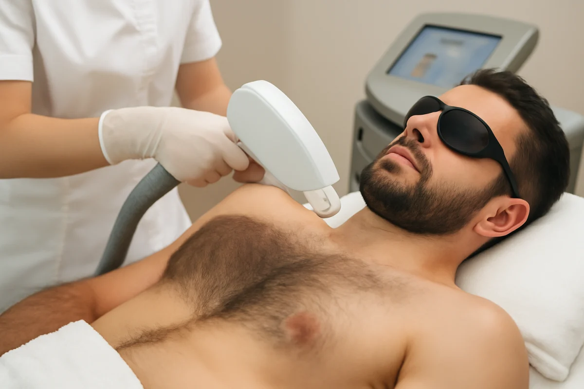 Erkeklerde Kalın Kıllar Lazer Epilasyona Nasıl Yanıt Verir?